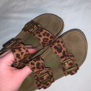 Cheetah Print Sandals